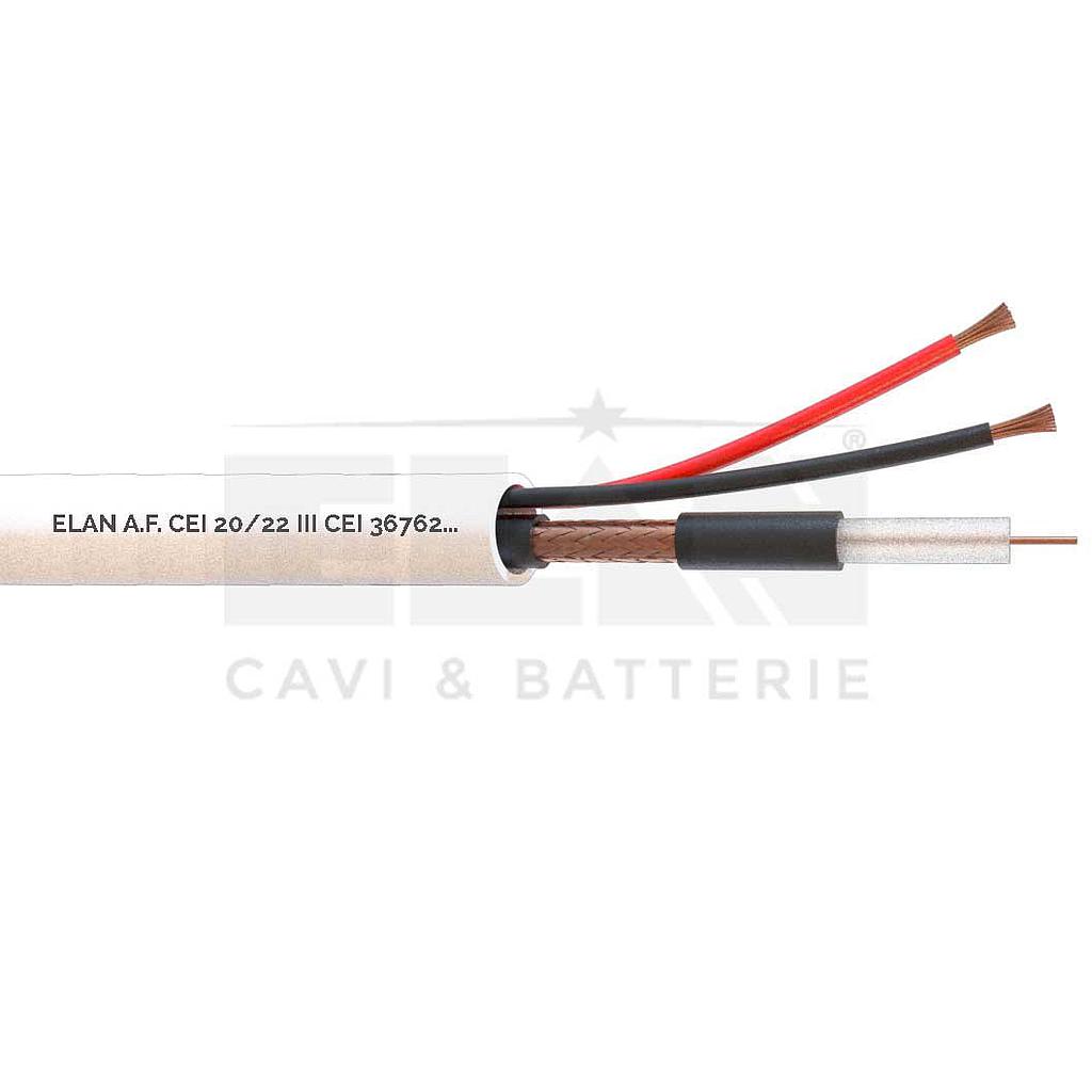 CAVO TVCC MICRO COASSIALE + 2X0,50 COMPOSTO