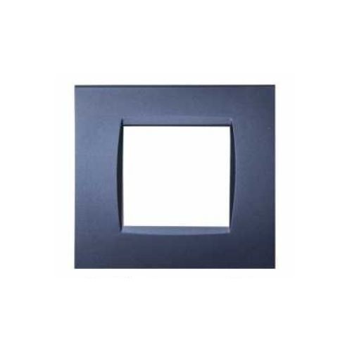 [6970597464759 - Placca 2P tecnopolimero INT-LGT blu navy] 8002-10
