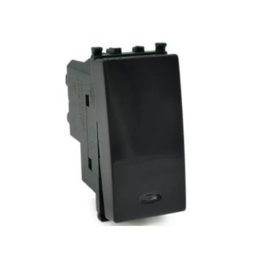 [6970597468924 - Interruttore bipolare spia VMR-PLN nero] 662N